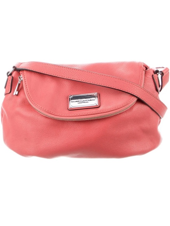 Marc Jacobs Handbags - Marc Jacobs Dusty Pink Natasha Fold Over 
Crossbody Bag With Adjustable Strap
